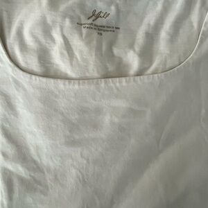 J. Jill Cream Long Sleeve Top